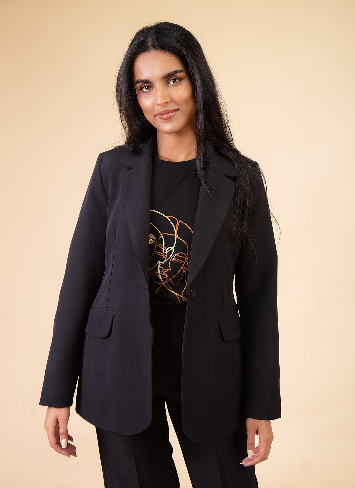 Veste Tailleur Col à Revers