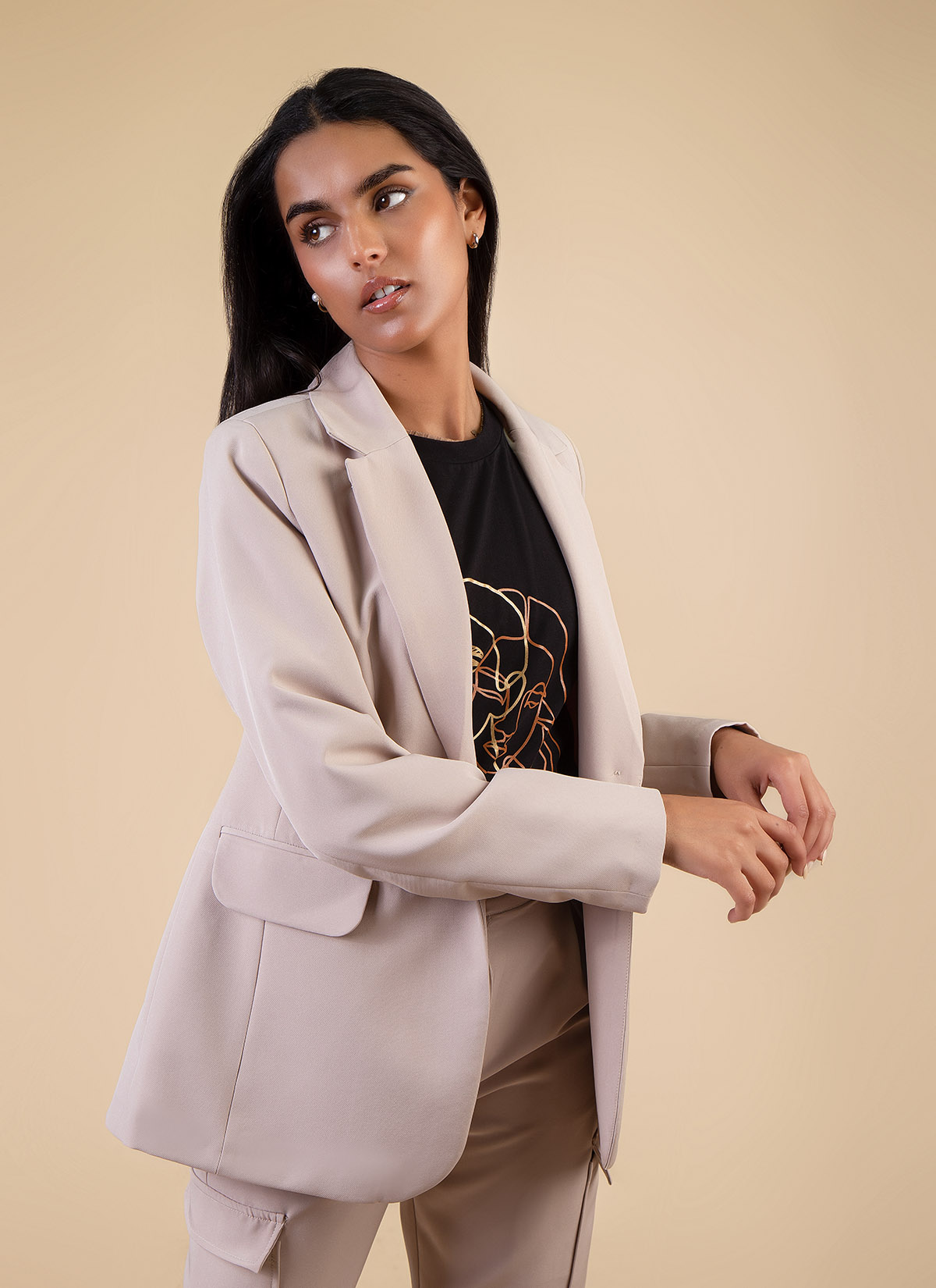 Veste Tailleur Col a Revers
