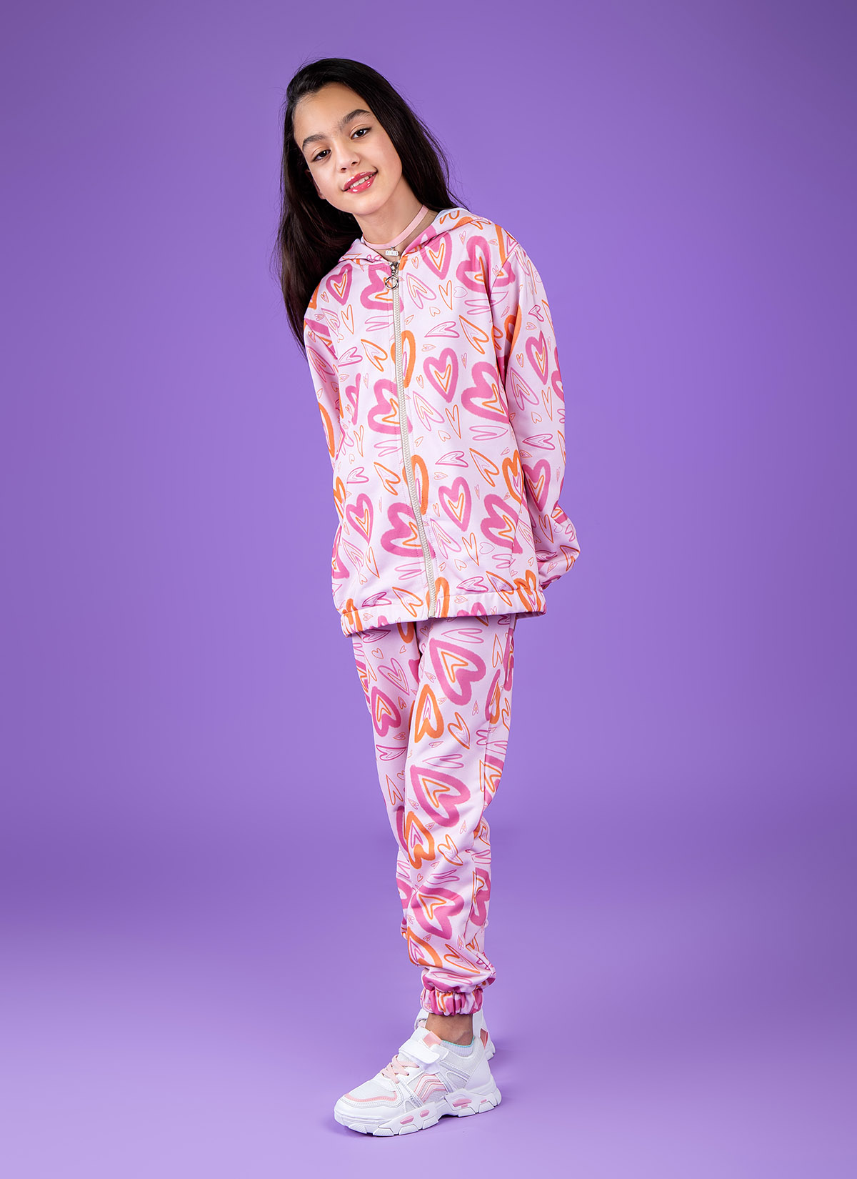 Sweatshirt à Capuche avec Imprimé