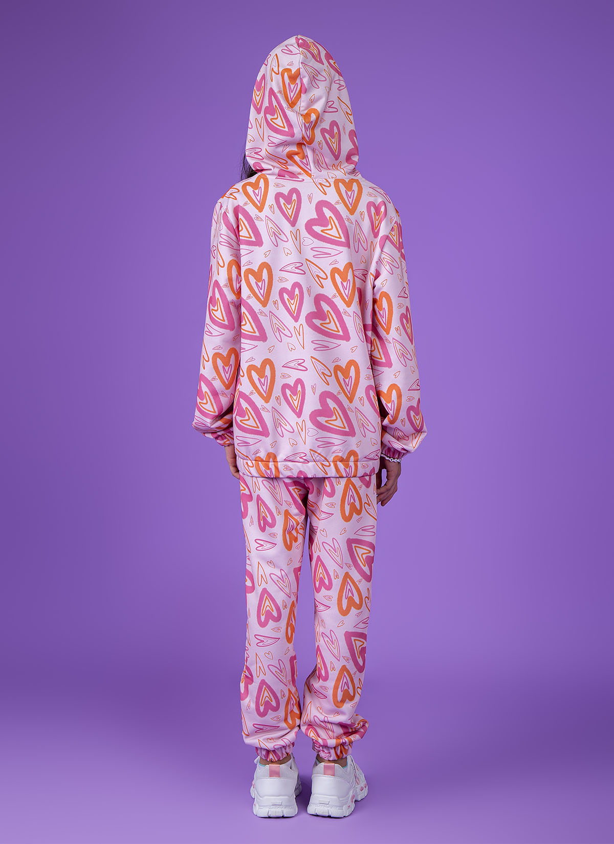 Sweatshirt à Capuche avec Imprimé