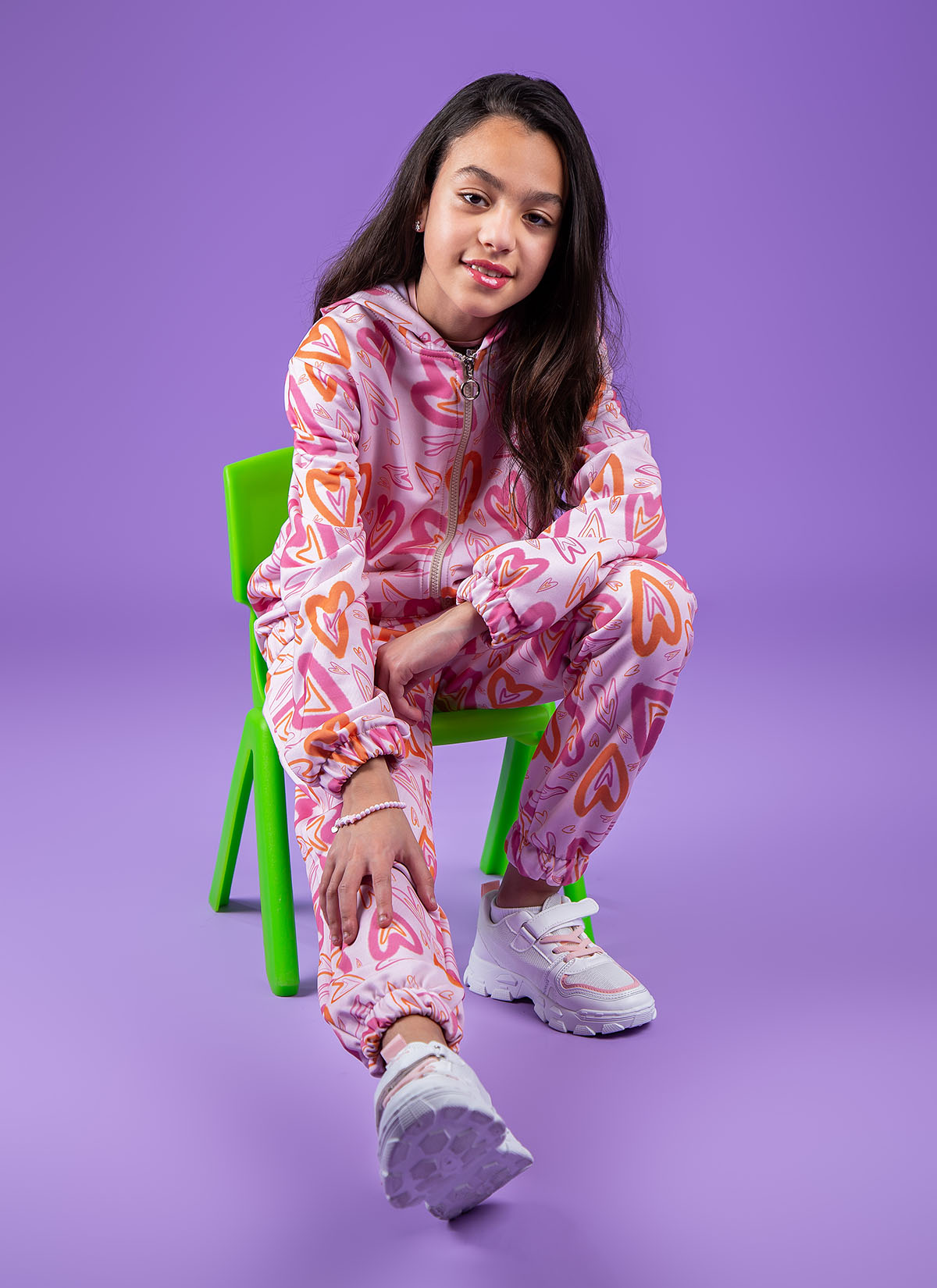 Sweatshirt à Capuche avec Imprimé