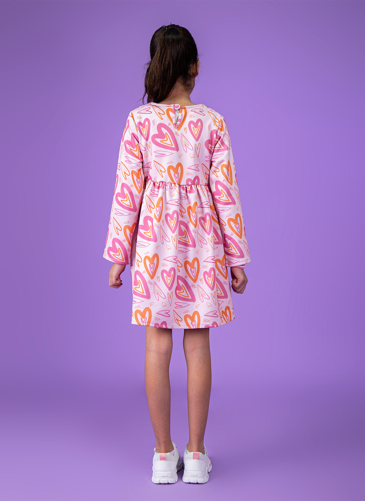 Robe Mi-longue avec Imprimé