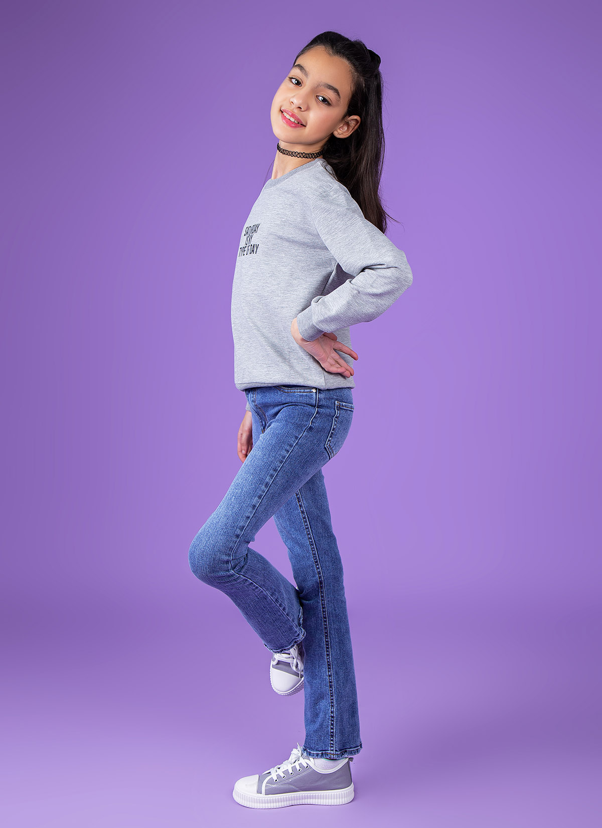 Sweatshirt en Molleton