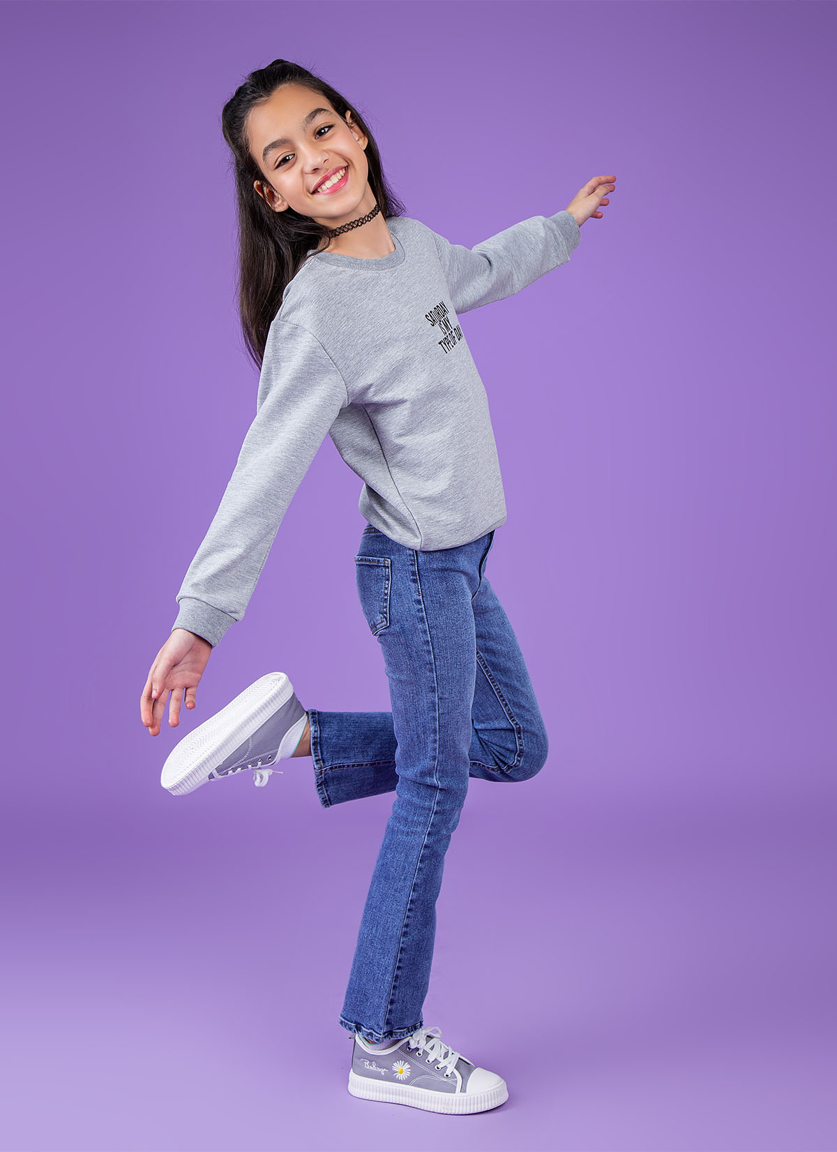 Sweatshirt en Molleton