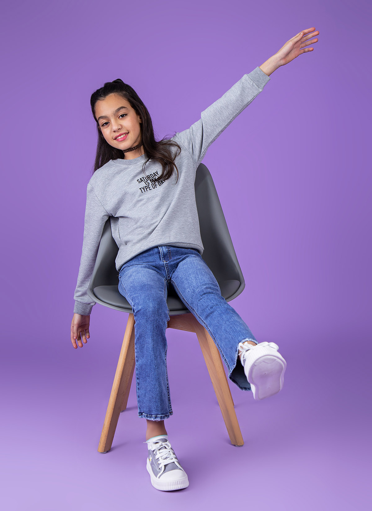 Sweatshirt en Molleton