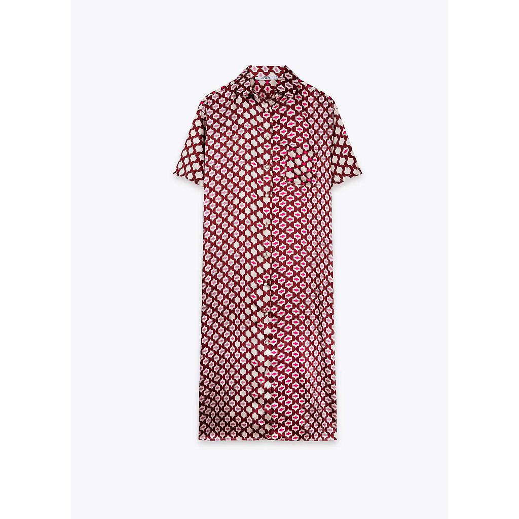 ROBE MIDI SATINÉE